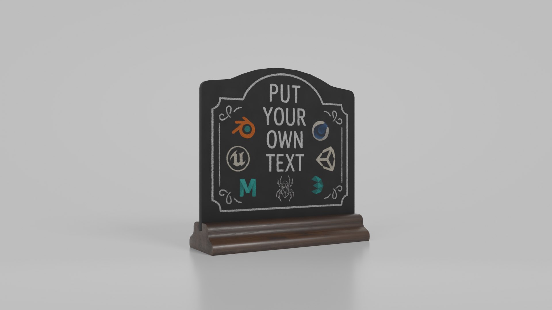 Heritage Style Signage Collection - Customizable Chalkboards 3D https://p.turbosquid.com/ts-thumb/uY/SskaZJ/BX/b2/png/1747677382/1920x1080/fit_q87/ca042358f07019a544317b9d9c4e3ad731578726/b2.jpg
