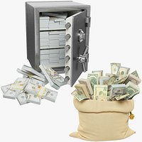 Safe and Money Bag Collection V2