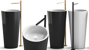 PLISSE washbasin by Antonio Lupi Design 3D