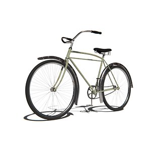 3D model vintage bicycle