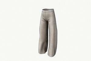 3D culotte pants