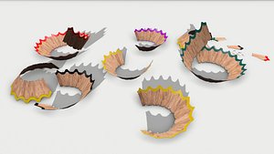 3D Pencil Chips - 5 Color model