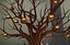 Halloween Pumpkin With Horror Tree 3D model Low-poly 3D model