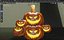 Halloween Pumpkin With Horror Tree 3D model Low-poly 3D model