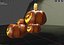 Halloween Pumpkin With Horror Tree 3D model Low-poly 3D model