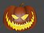 Halloween Pumpkin With Horror Tree 3D model Low-poly 3D model