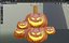 Halloween Pumpkin With Horror Tree 3D model Low-poly 3D model