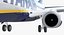 3D boeing 737-900 ryanair rigged