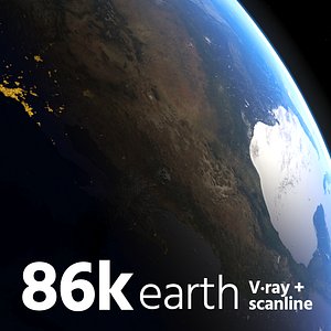 3D earth 86k