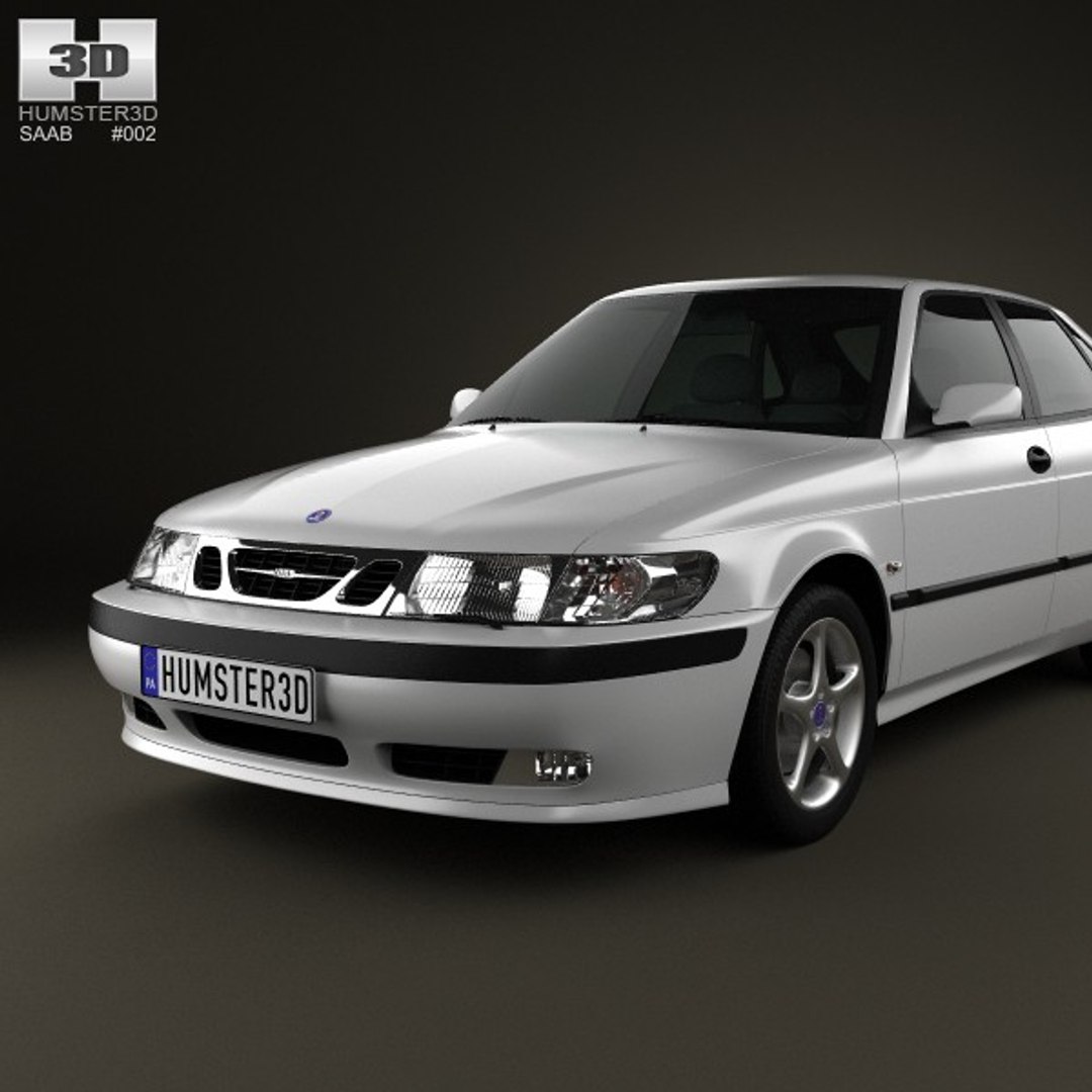 3d Model Saab 9-3 2001