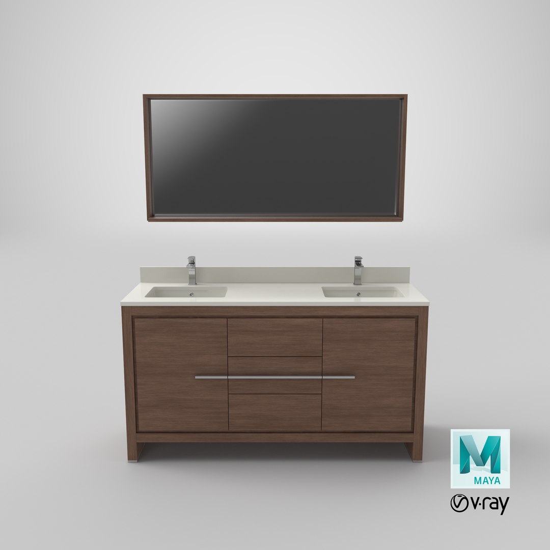 Modern Vanity 3D - TurboSquid 1282024