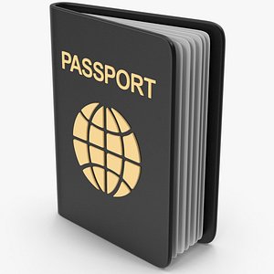 3D Cartoony Passport
