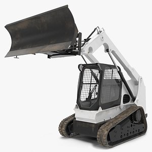 3D model Compact Track Loader Rigged