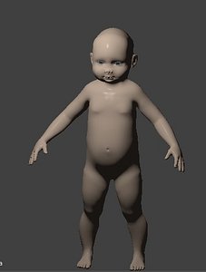 baby 3D model