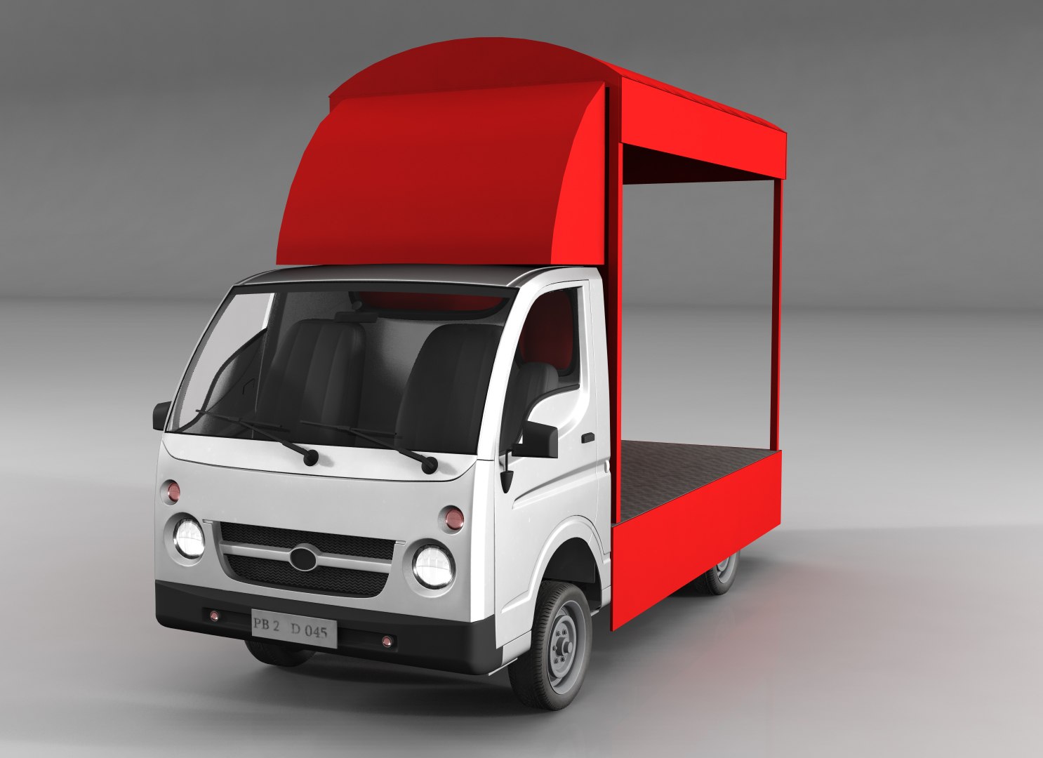 3D Mini Truck Model - TurboSquid 1492951
