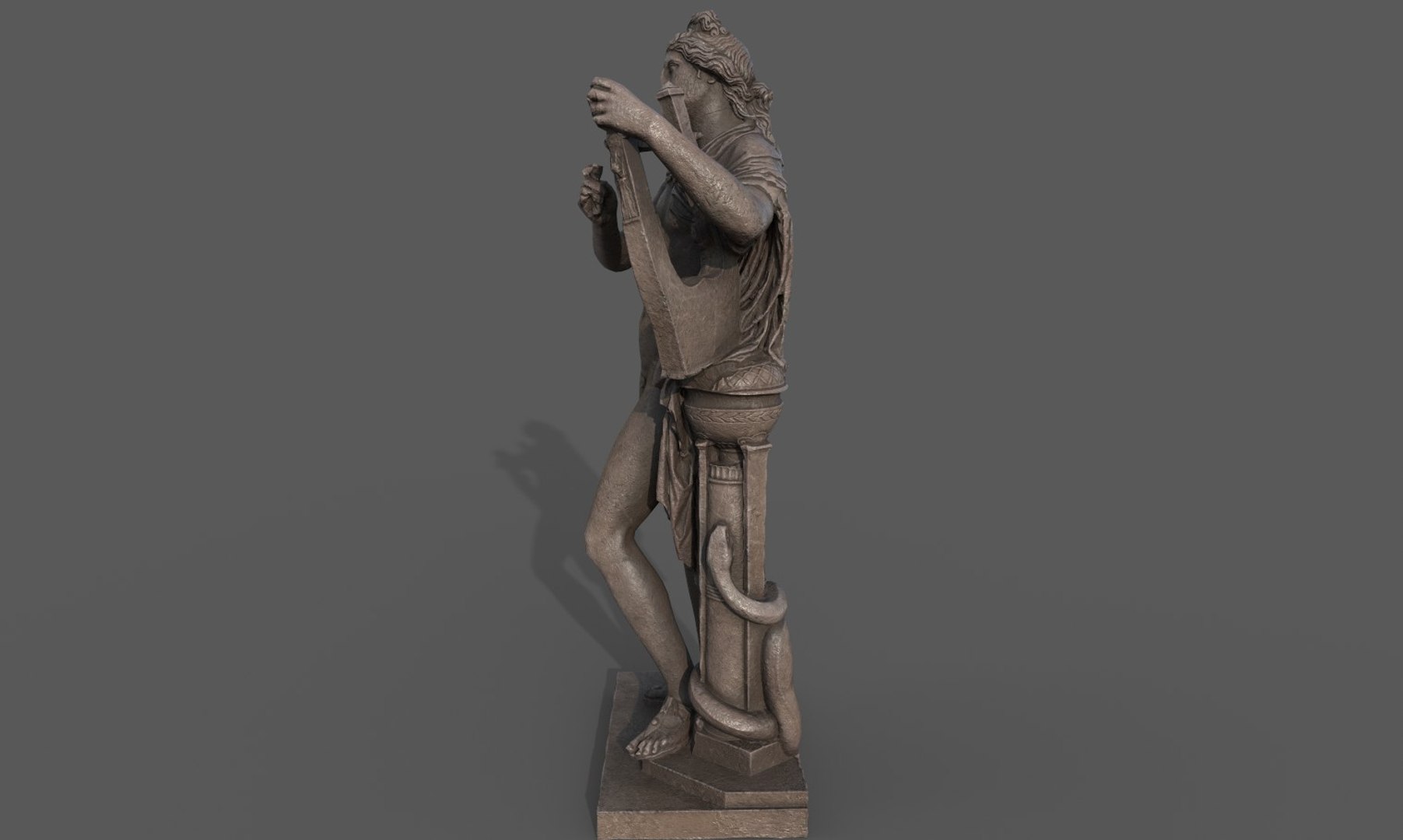 3D Statue of Apollo 3 model - TurboSquid 1824703