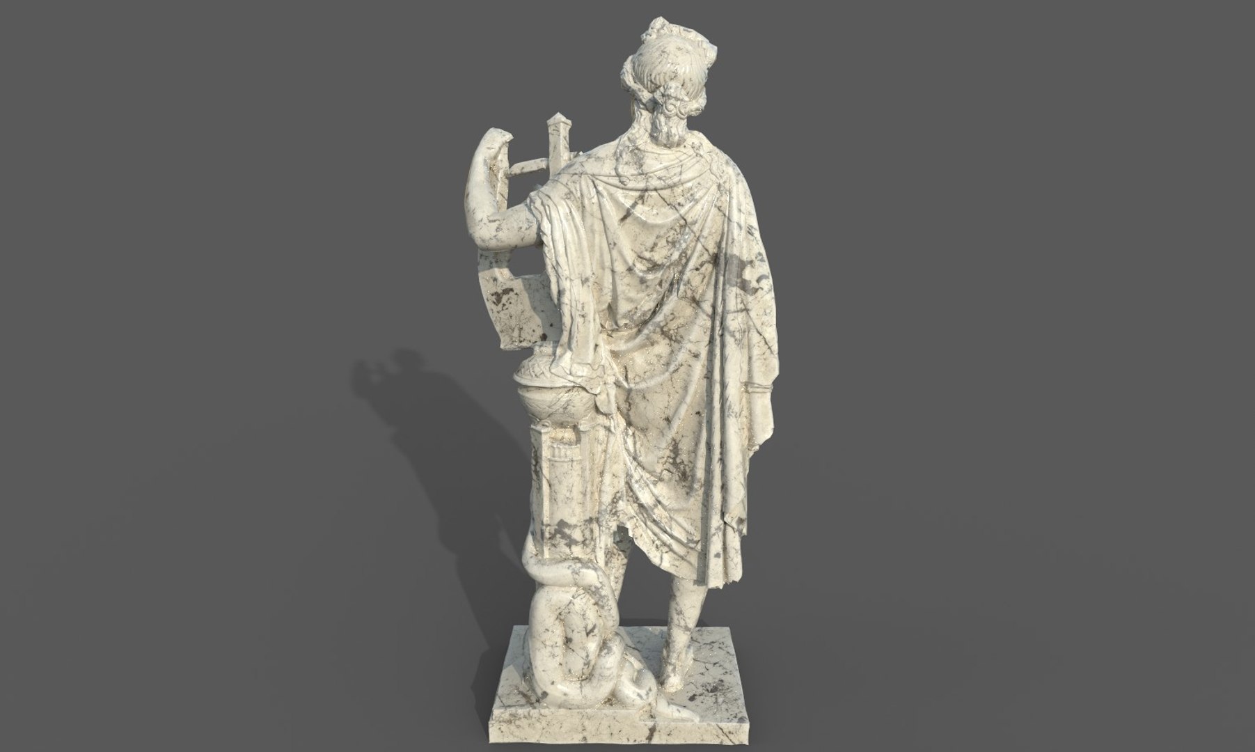 3D Statue of Apollo 3 model - TurboSquid 1824703