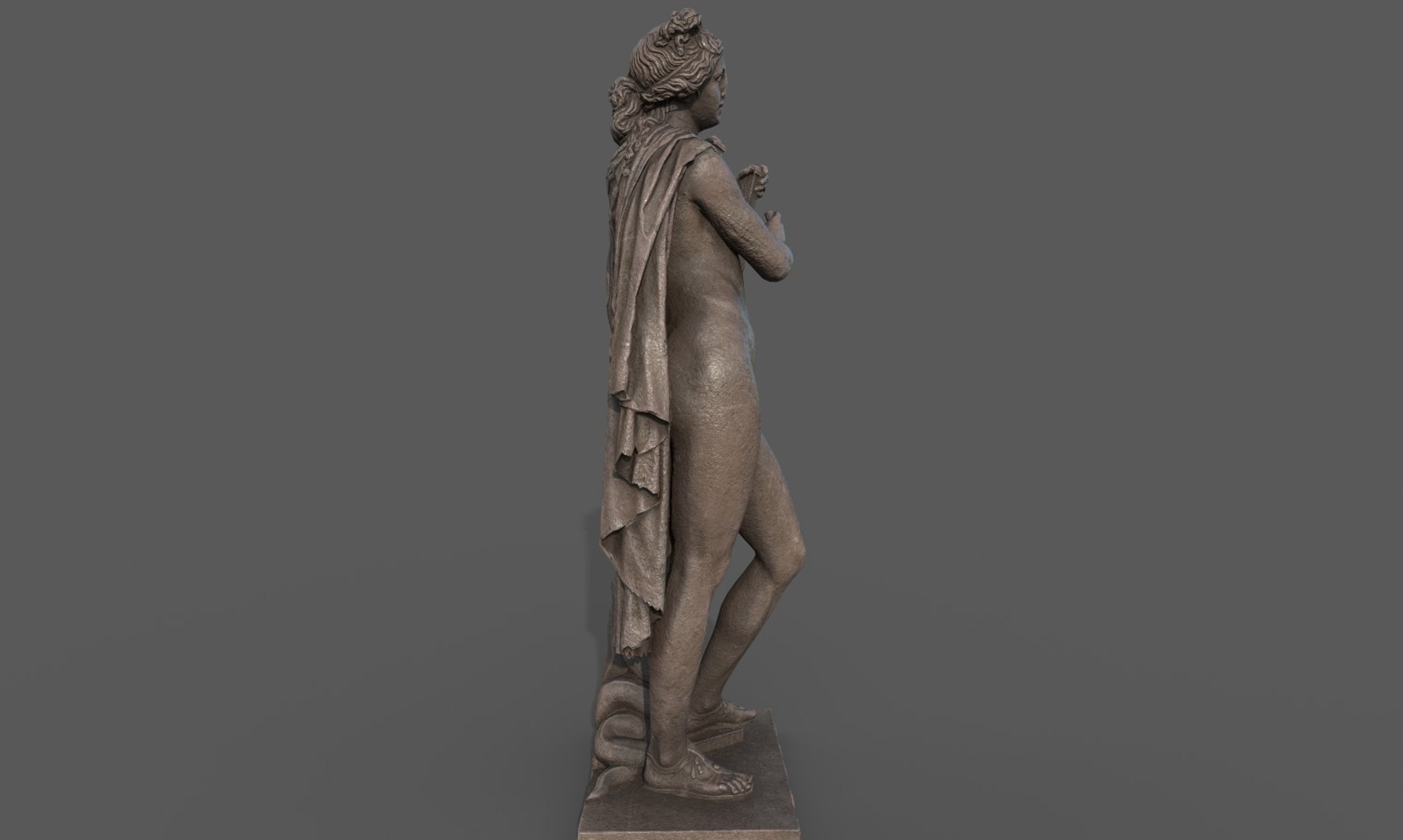 3D Statue of Apollo 3 model - TurboSquid 1824703
