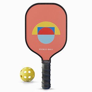Pickleball paddle 3d Model 3D