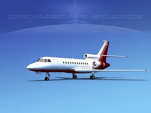 turbines dassault falcon 900 3d 3ds