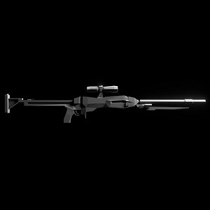 sniper rifle 3d 3ds
