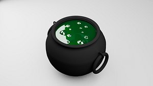 Potion Cauldron 3D