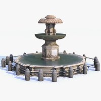Fountain St Peter Square