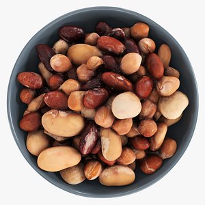 Cooked bean mix
