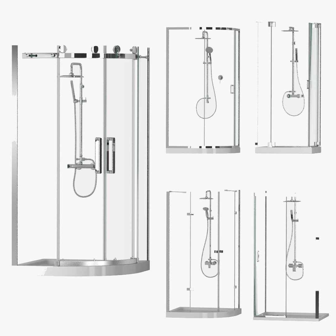 Cezares shower cabins 3D - TurboSquid 1764947