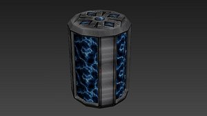 Fusion Coil - Low Poly - Game Ready 3D