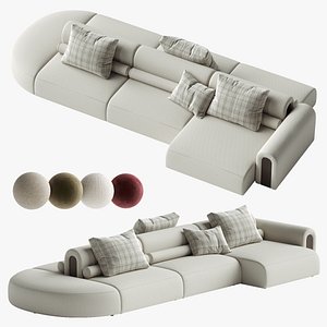 3D Malora Sectional Sofa