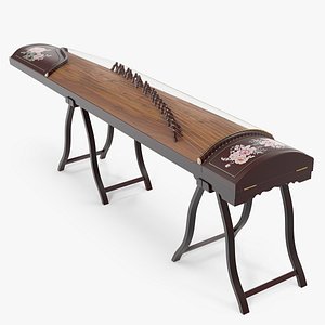 3D guzheng string instrument chinese