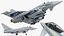 3D Eurofighter Typhoon Jet with Weaponry