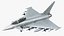 3D Eurofighter Typhoon Jet with Weaponry