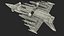3D Eurofighter Typhoon Jet with Weaponry