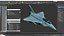 3D Eurofighter Typhoon Jet with Weaponry