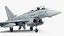 3D Eurofighter Typhoon Jet with Weaponry