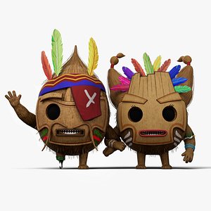 Coco Mama and Papa Rigged 3D model