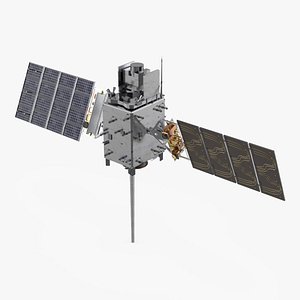 3D GOES-R Satellite Double Panel model