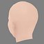 Ruby Stokes Head - No Hair - Low poly head for game