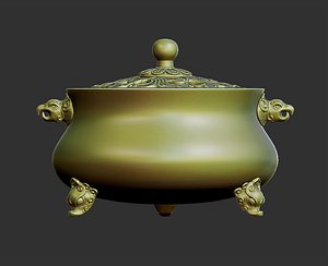 Chinese classical incense burner