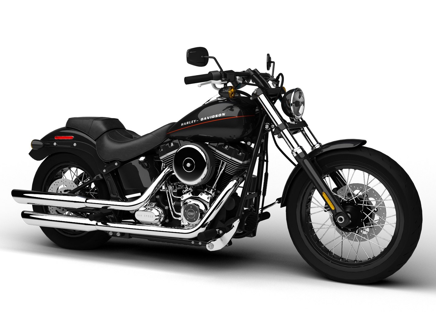 max harley-davidson fxs softail blackline