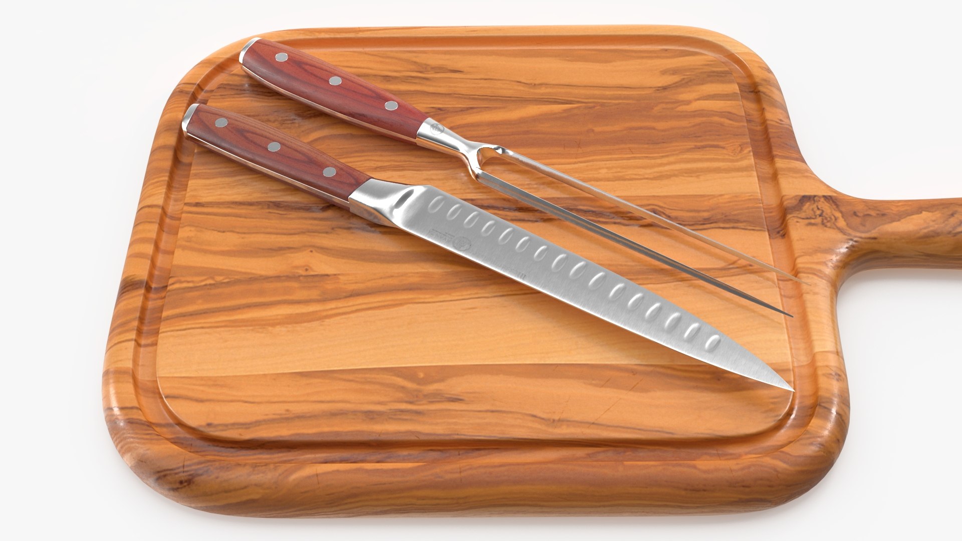 3D Carving Knife and Fork Set on Steak Serving Board https://p.turbosquid.com/ts-thumb/uZ/HPDI15/Xi/carvingknifeandforksetonsteakservingboardc4dmodel015/jpg/1707827465/1920x1080/fit_q87/740a1e5c74a51551a38ff267c46b5e41dcf04f4f/carvingknifeandforksetonsteakservingboardc4dmodel015.jpg