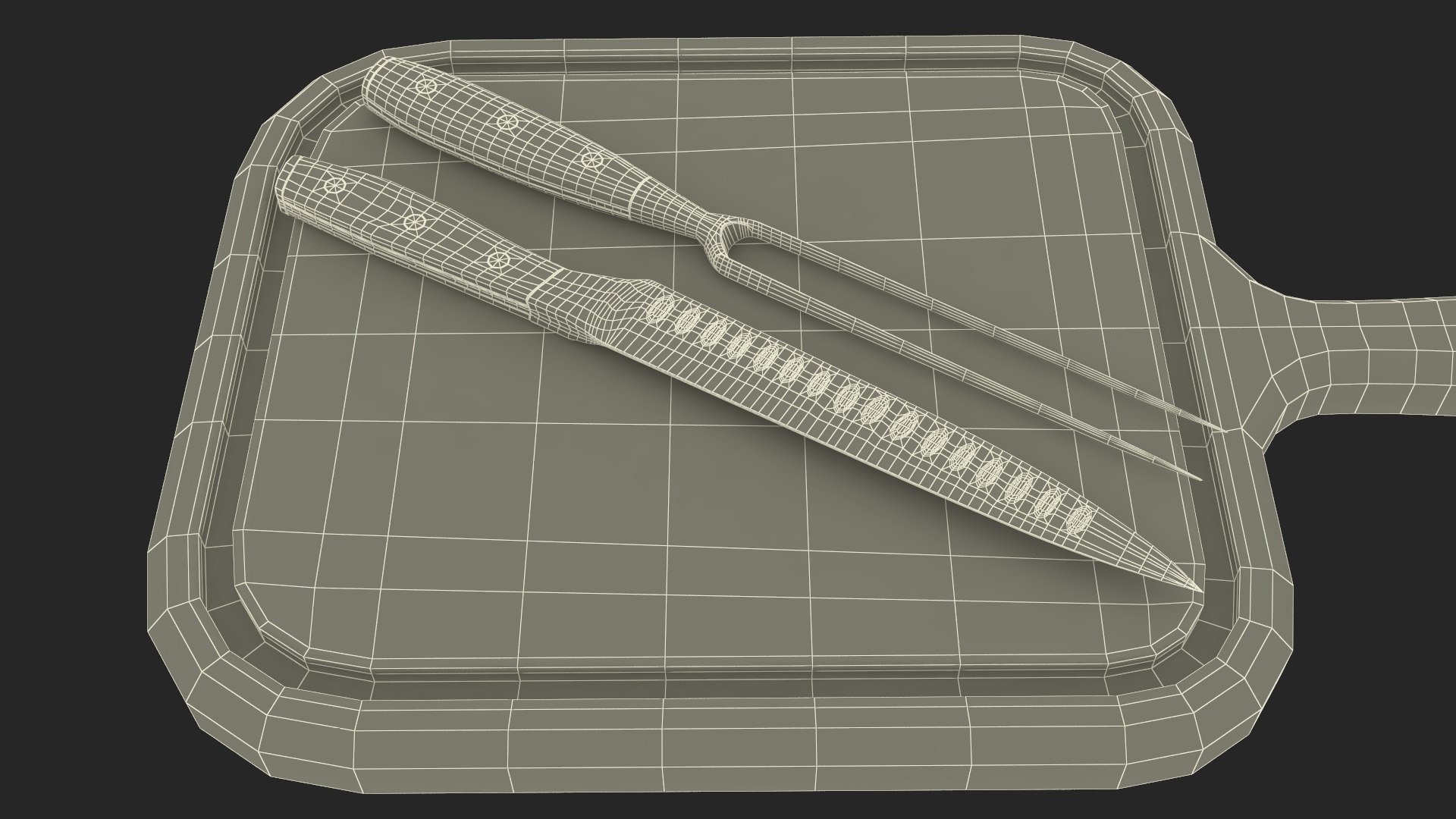 3D Carving Knife and Fork Set on Steak Serving Board https://p.turbosquid.com/ts-thumb/uZ/HPDI15/fc/carvingknifeandforksetonsteakservingboardc4dmodel031/jpg/1707827544/1920x1080/fit_q87/581fb5c12332136a0a4f6d09e9bdc60e923f4c23/carvingknifeandforksetonsteakservingboardc4dmodel031.jpg