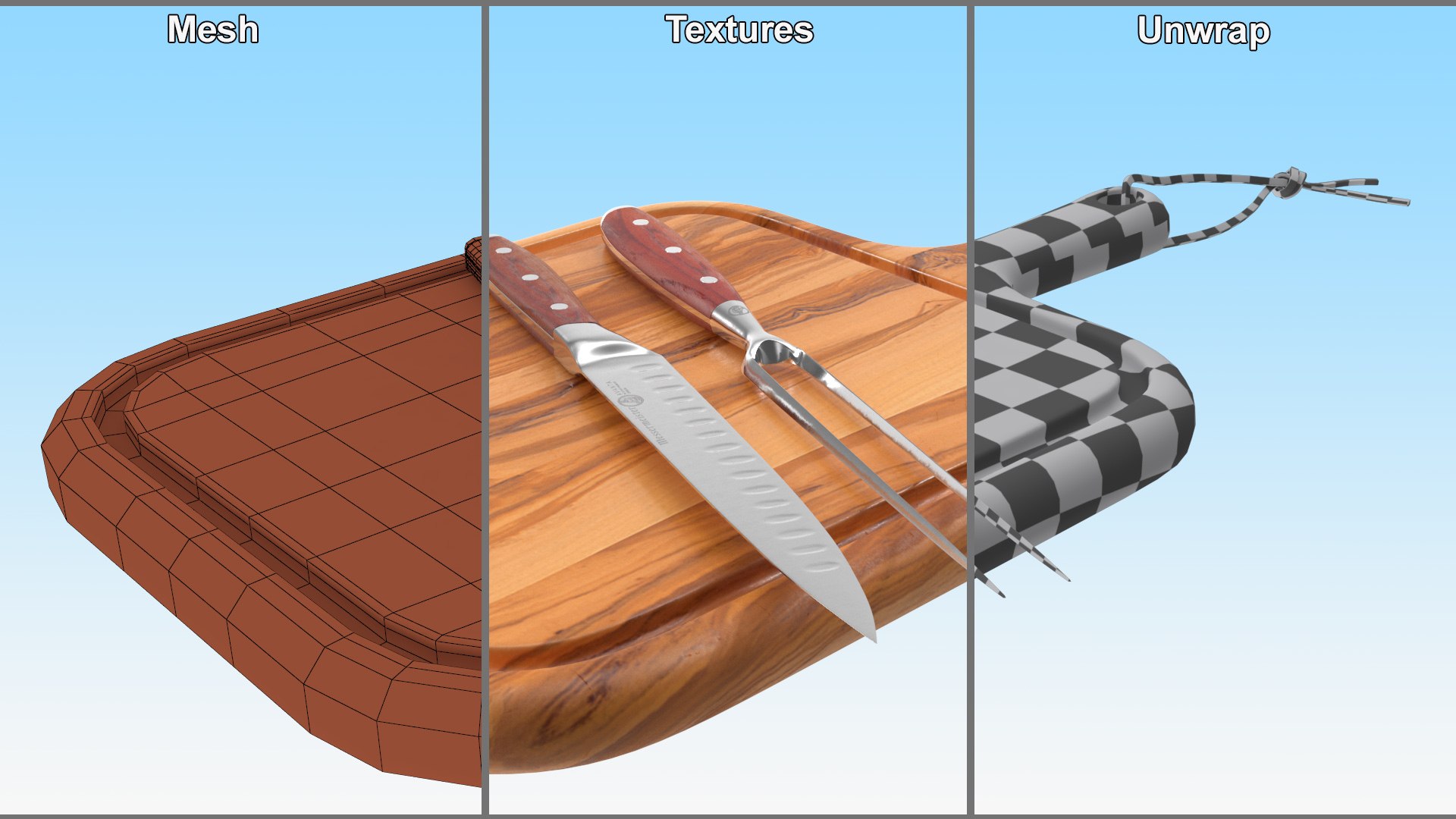 3D Carving Knife and Fork Set on Steak Serving Board https://p.turbosquid.com/ts-thumb/uZ/HPDI15/h3/carvingknifeandforksetonsteakservingboardc4dmodel020/jpg/1707827488/1920x1080/fit_q87/78179d183684816bf74693d8539dc8359eb0390e/carvingknifeandforksetonsteakservingboardc4dmodel020.jpg