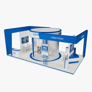 exhibition booth 3D