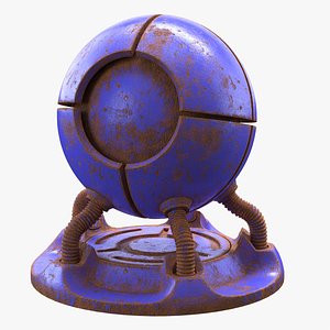 Procedural Rust Material VRay 3D model