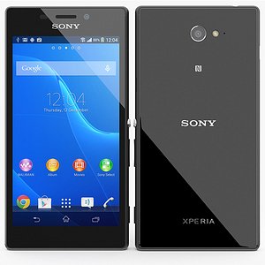 3d ony xperia m2 model