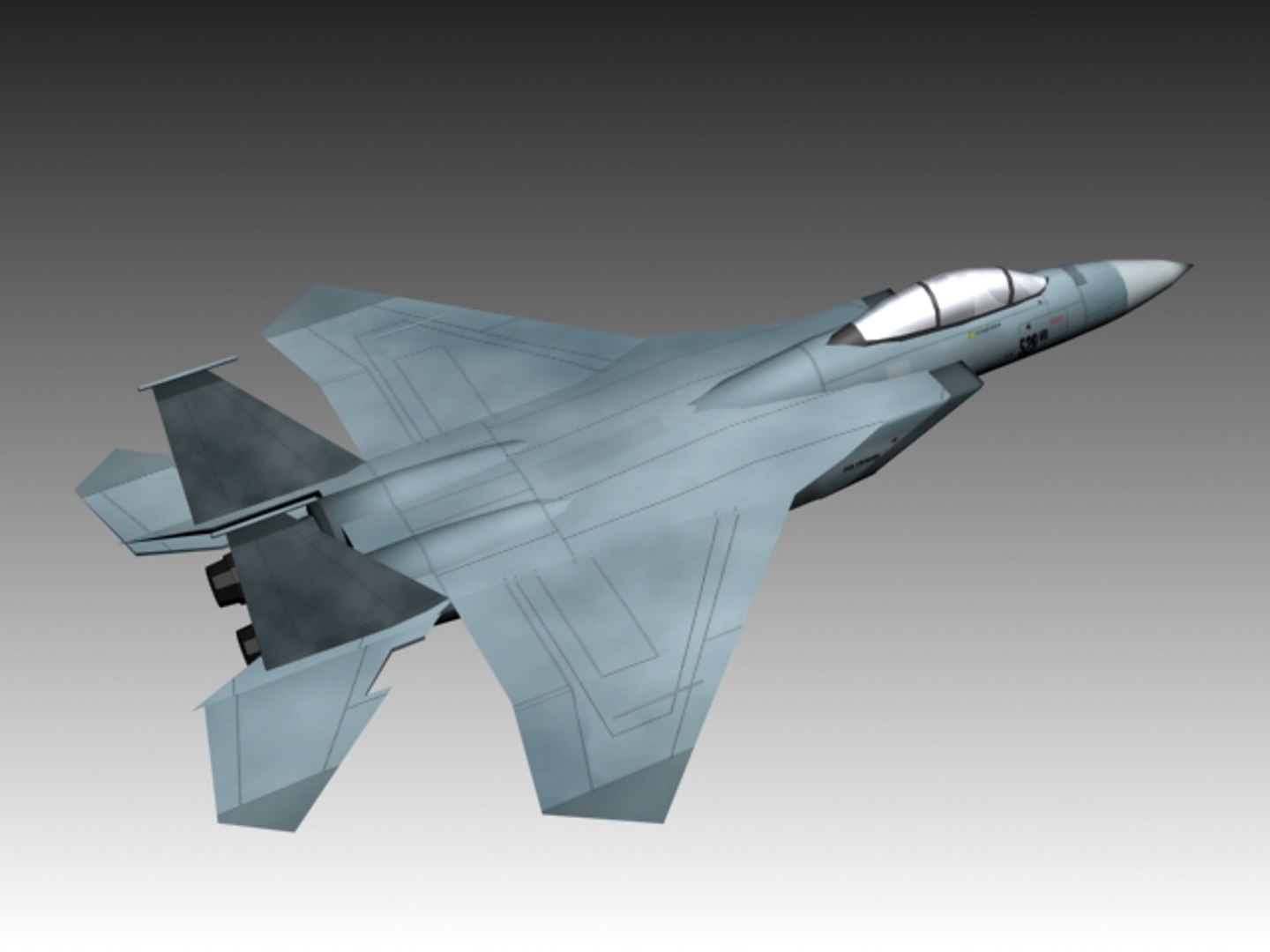 3d f-15 eagle model