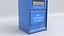 Newspaper Dispenser Blue HD